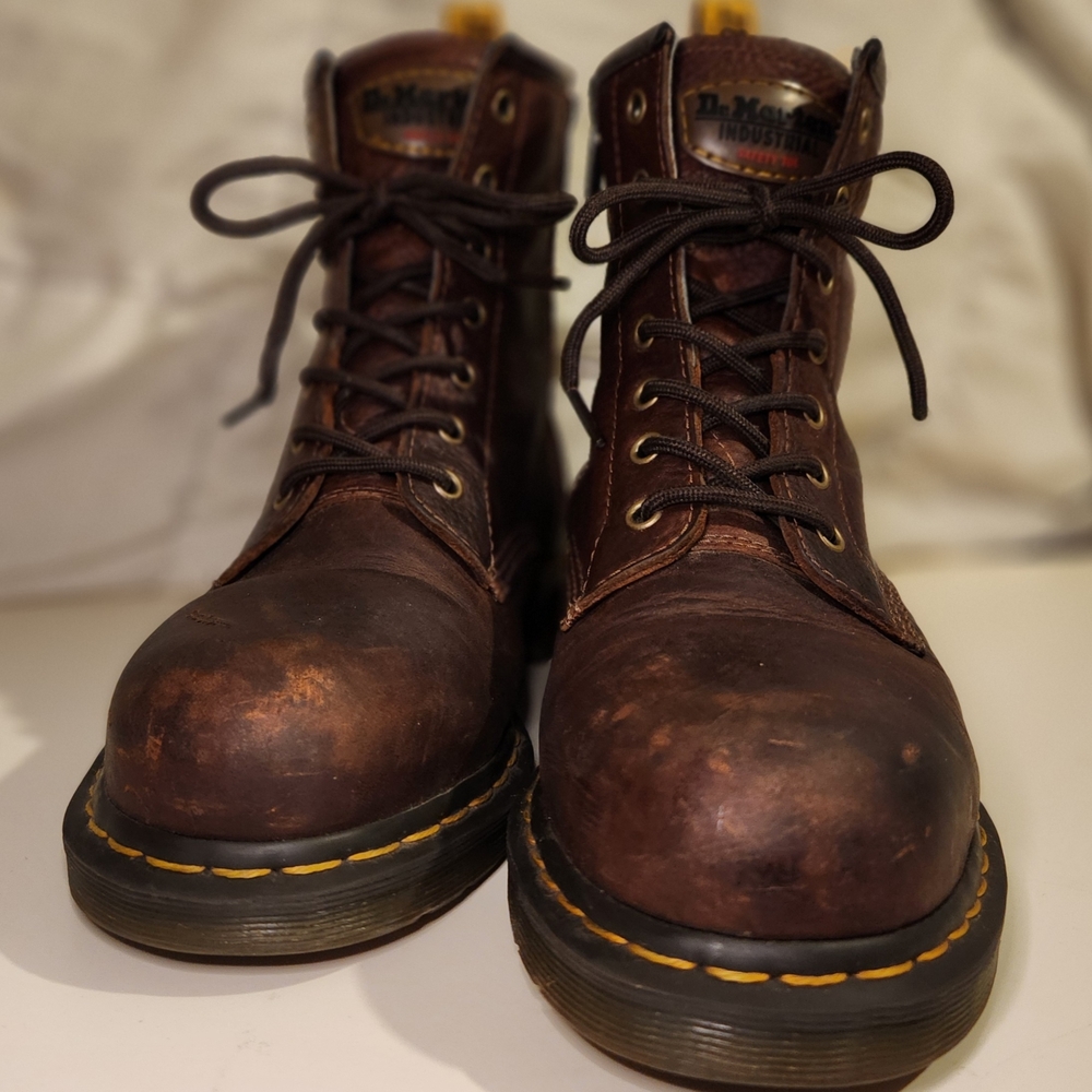 Dr. Martens Industrial Steel Toe Safety Leather Boots
